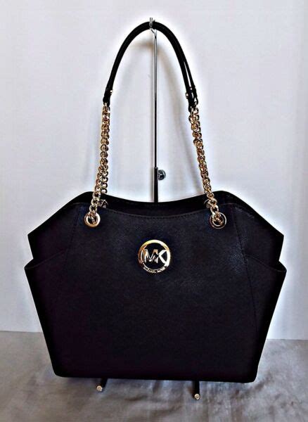 michael kors tasche schwarz silber ebay|Michael Kors Tasche schwarz .